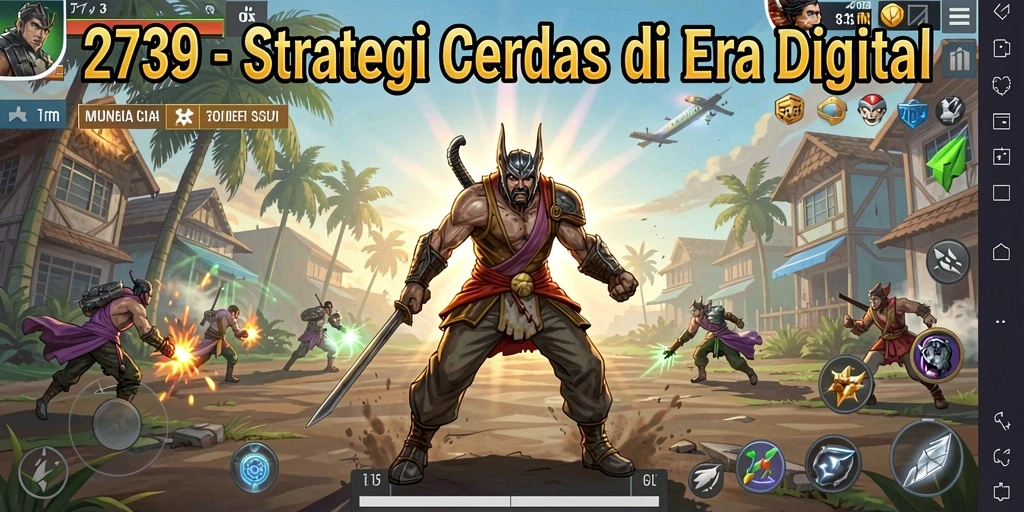 Screenshot gameplay 2739 menampilkan aksi pertempuran yang mendebarkan.