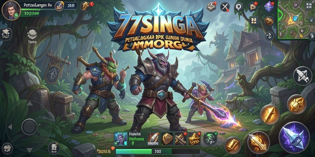 Gameplay seru dan tantangan epik dalam dunia 77SINGA.