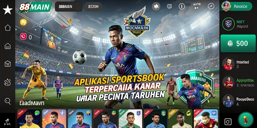 Tampilan utama gameplay Sportsbook di 88MAIN.