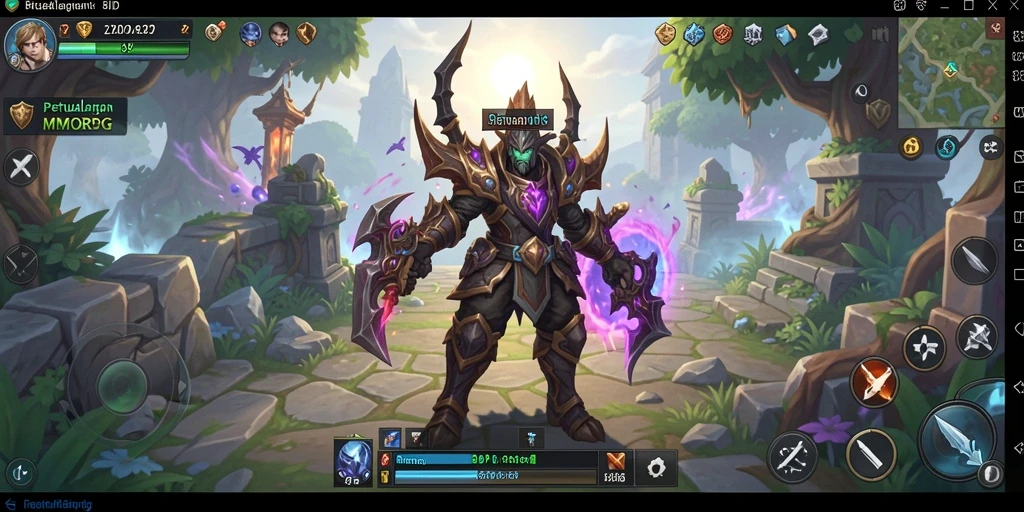 Gameplay mendebarkan dalam 8ID yang memuaskan para penggemar MMORPG.