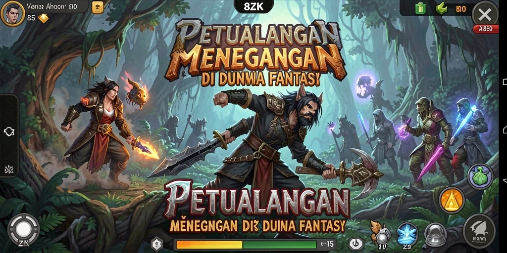Tampilan gameplay seru dalam petualangan 8ZK.