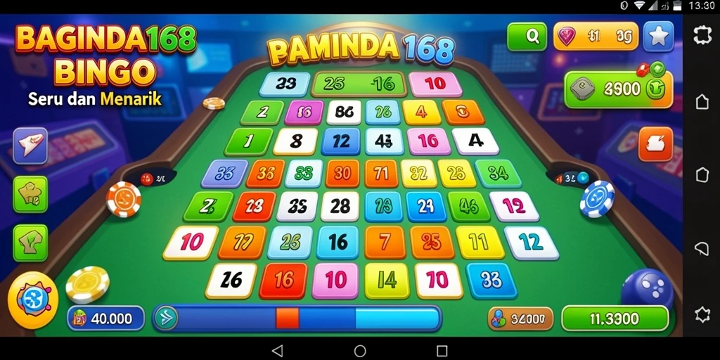 Screenshot gameplay BAGINDA168 menampilkan suasana seru Bingo.