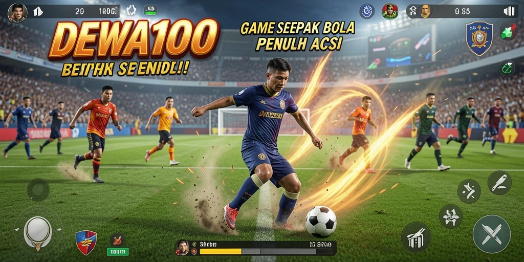 Tampilan gameplay DEWA1000 yang menegangkan dan penuh aksi.