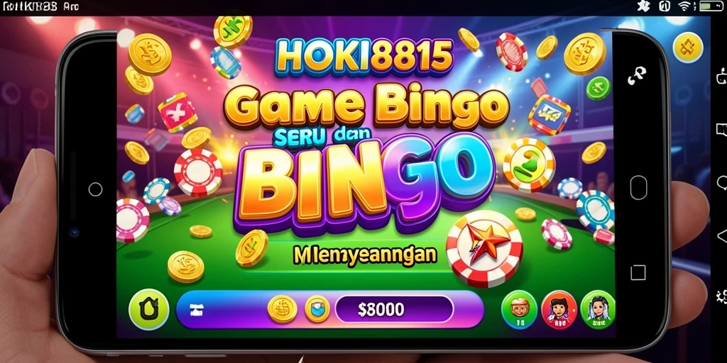 Screenshot HOKI8815 menunjukkan gameplay Bingo yang menarik dan interaktif.