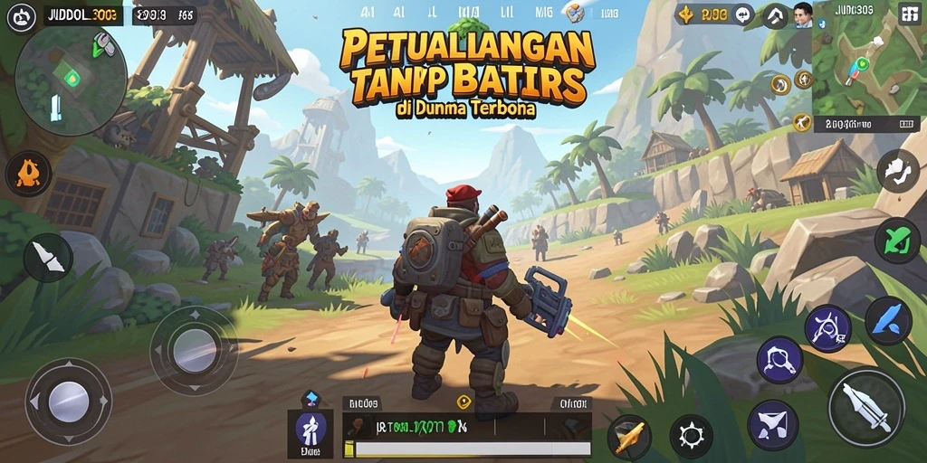 Gameplay seru dalam dunia terbuka JUDOL303, penuh petualangan dan interaksi.