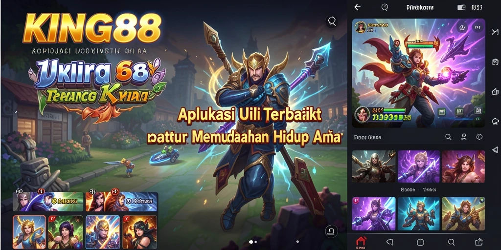 Tampilan utama KING88 dengan fitur-fitur Utility yang menarik.