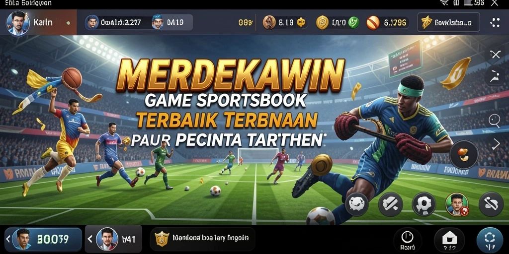Tangkapan layar utama MERDEKAWIN menunjukkan antarmuka taruhan yang menarik.