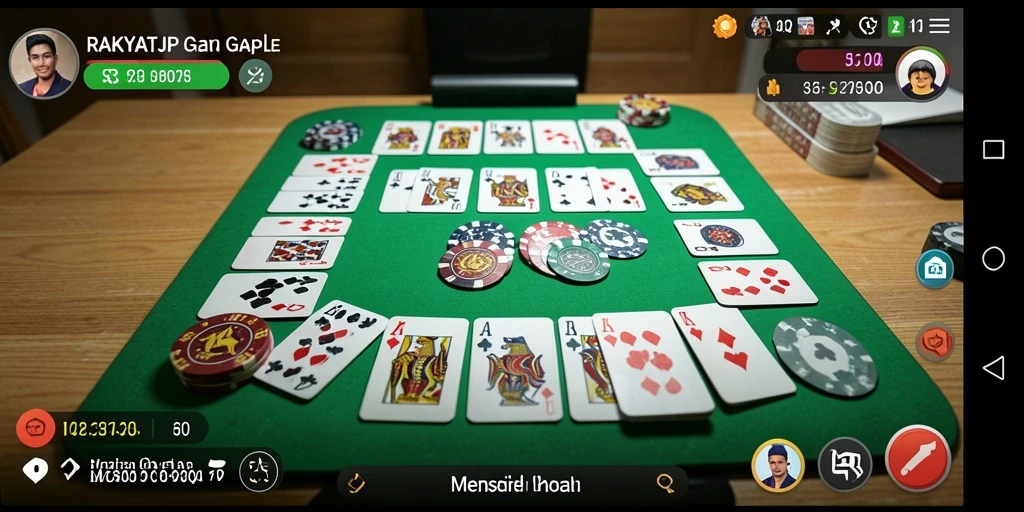 Tampilan gameplay RAKYATJP yang menarik dan interaktif.