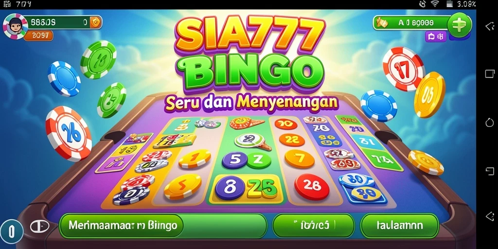 Tampilan gameplay Bingo yang menarik dan seru di SIA777.