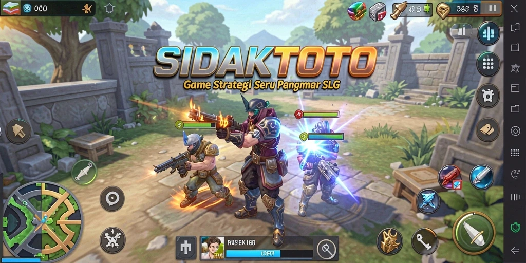 Tampilan menarik dari gameplay SLG SIDAKTOTO yang seru.