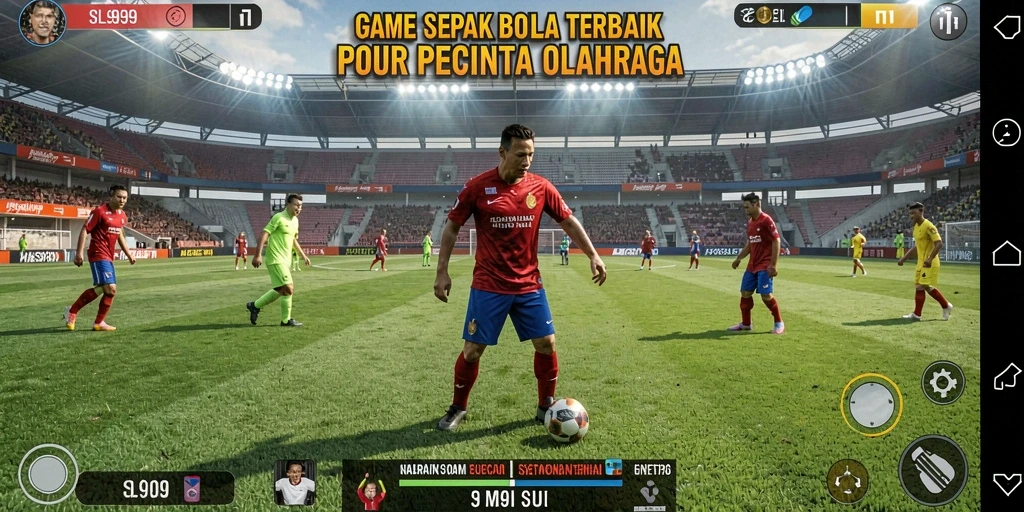 Gameplay intens dalam pertandingan sepak bola SL999.