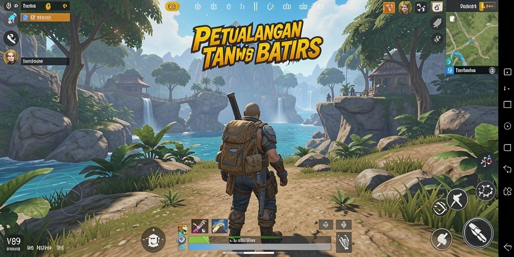 Gameplay V89 yang menakjubkan di dunia terbuka.